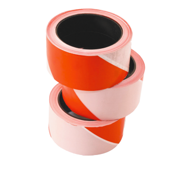 Ruban de signalisation rouge et blanc