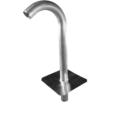 Crosse aluminium pour le passage de câbles