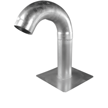 Crosse galva pour le passage de câbles