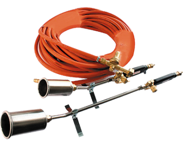 Ensemble chalumeau CE avec tuyau propane