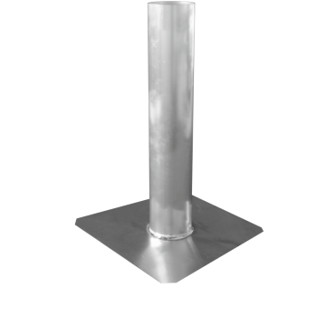 Evacuation pluviale droite en aluminium