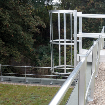 Echelle crinoline et garde corps