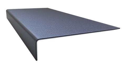 Bande d'acrotère galva colaminée PVC RAL 7015